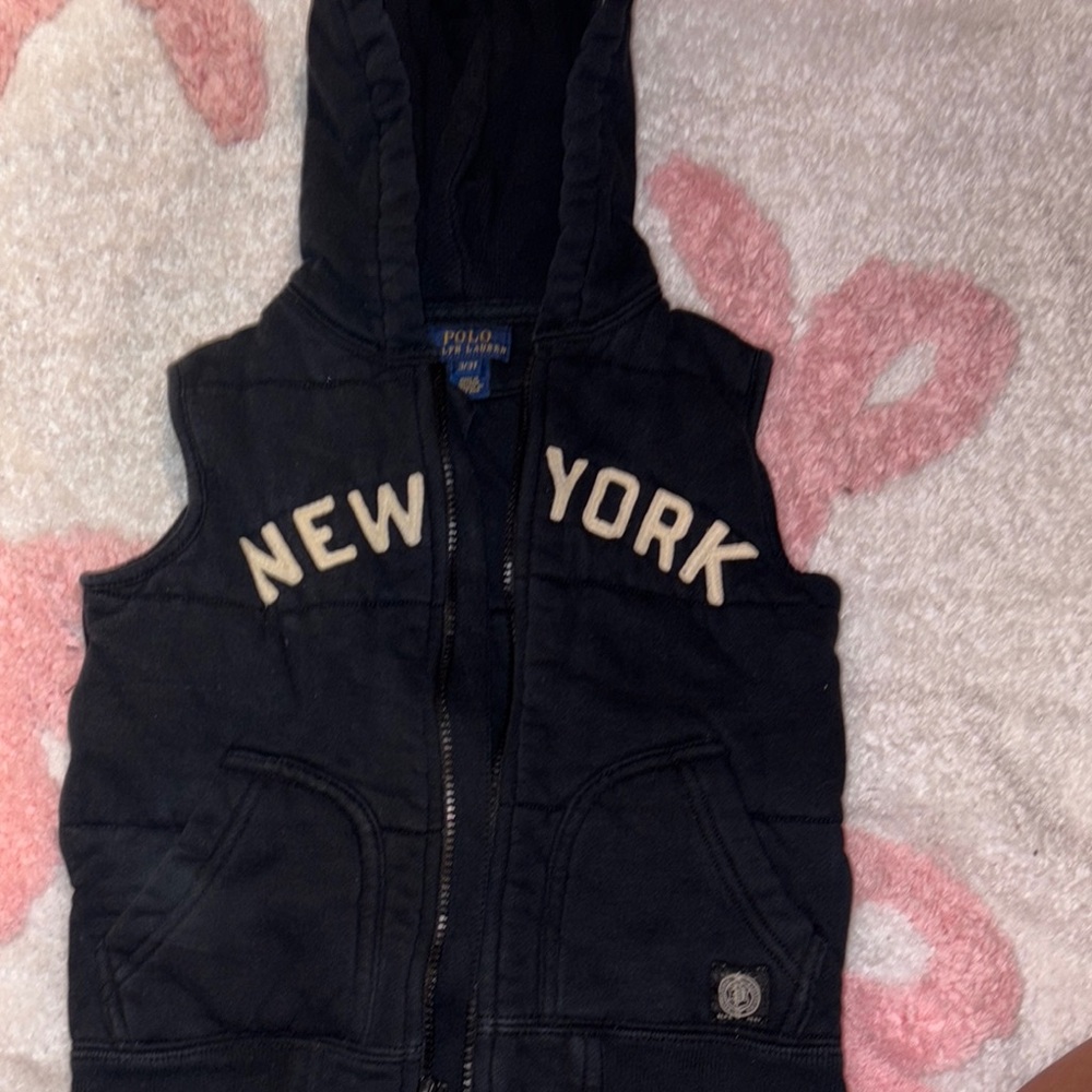 Polo by Ralph Lauren Kids Navy Hooded Vest